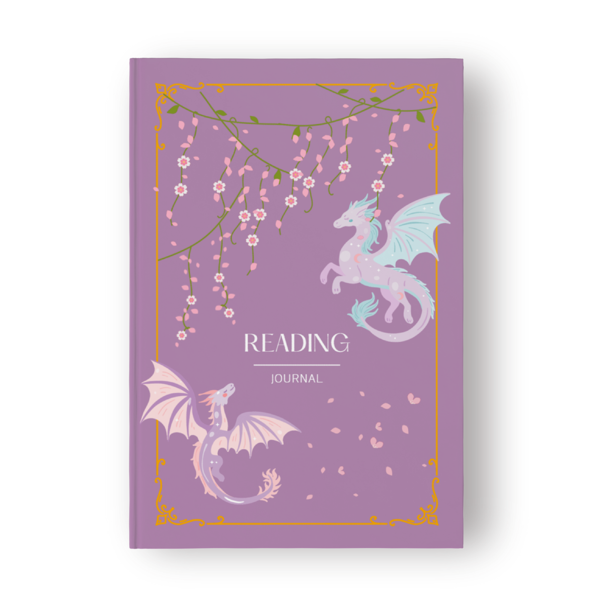 Dragon purple reading journal