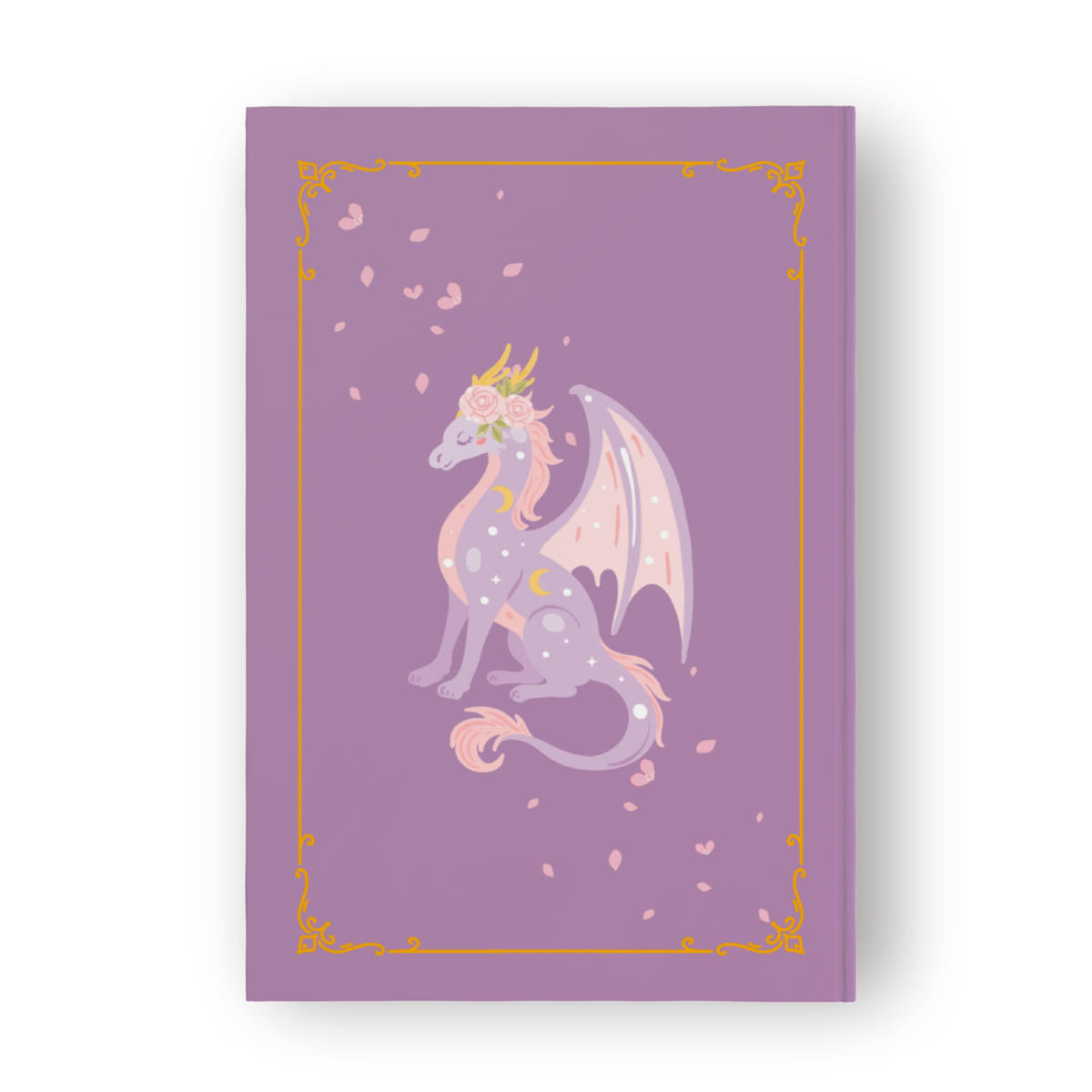 Dragon purple reading journal